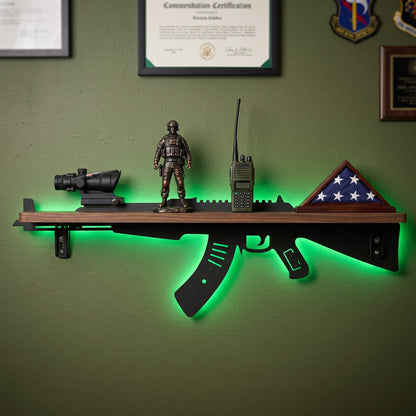 Blackout Ops™ LED Rifle Shelf