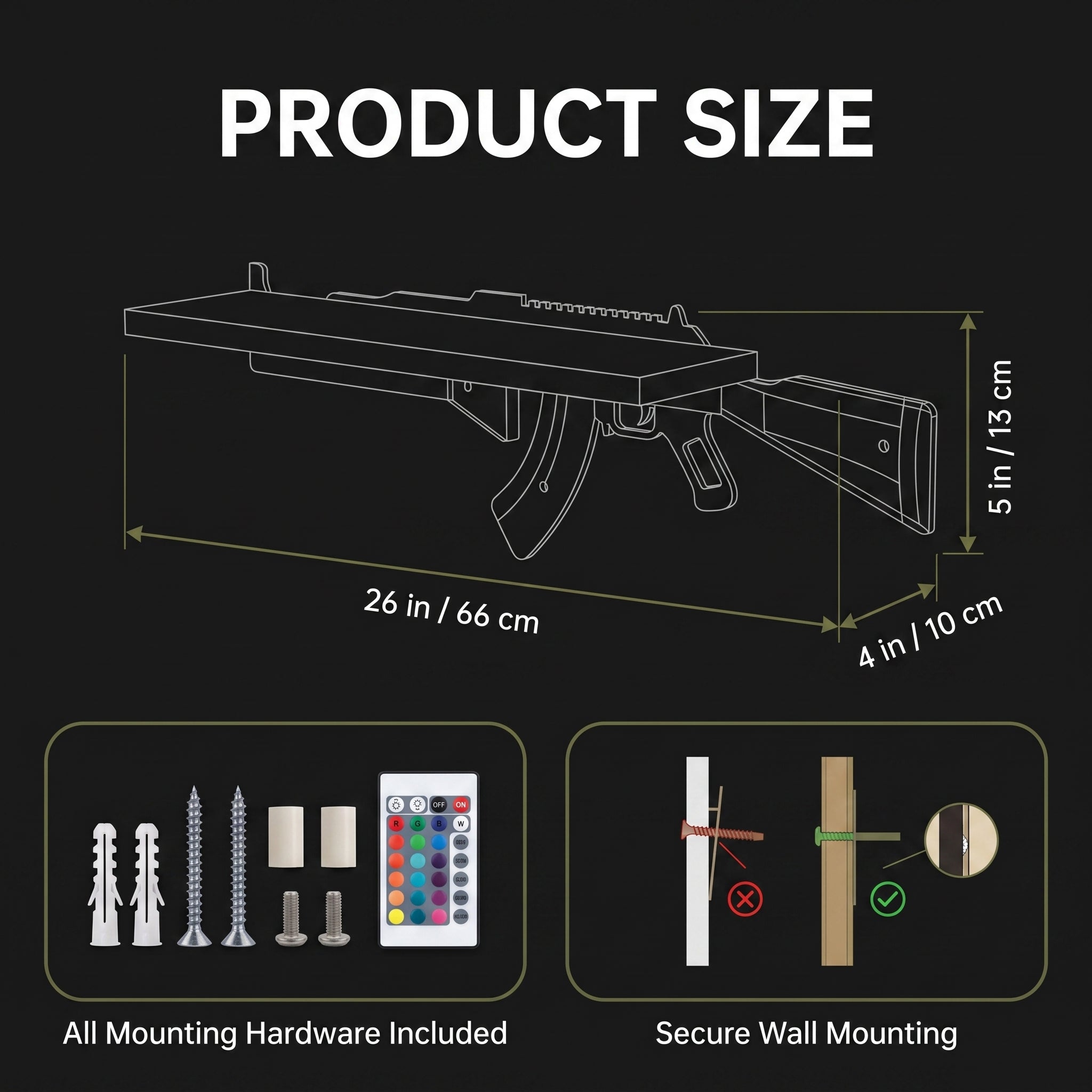 Blackout Ops product size